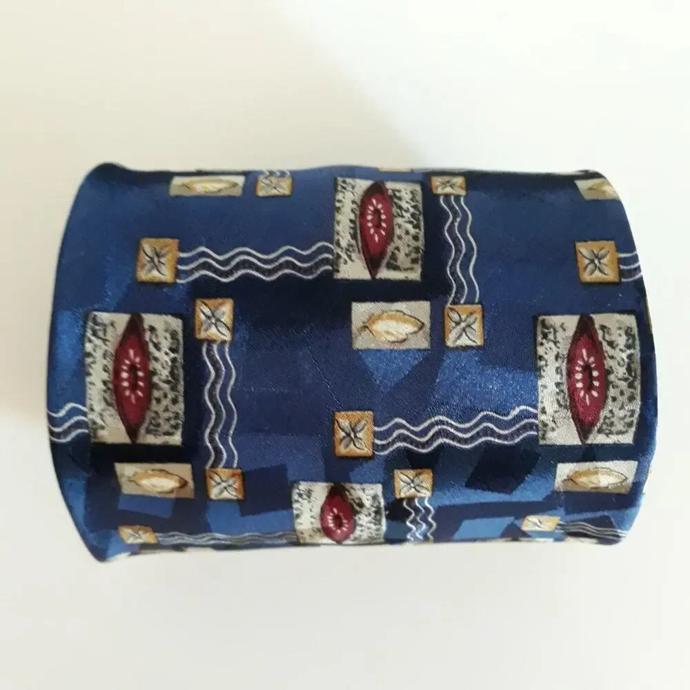 Omaggio by Robert Talbott Silk Tie Blue Gold